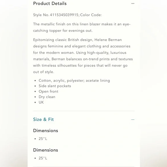 Antheopologie Helene‎ Bernan sparkly jacket- worn twice. Retail 180 - Picture 2 of 6